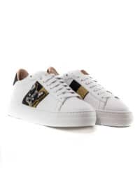 Sneakers bianca con cane Stokton