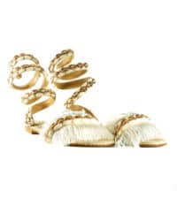 Sandalo basso rafia swarosky Pho Firenze