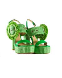 Sandalo alto verde GP x NOY