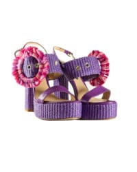 Sandalo alto viola GP x NOY