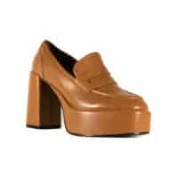 Mocassino platform cuoio Jeannot - immagine 2