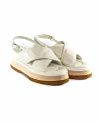 Zeppa incrocio panna jeannot
