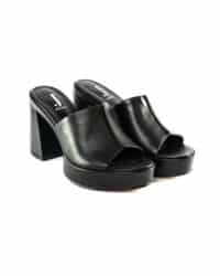 Zoccolo alto nero jeannot