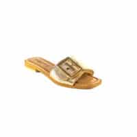 Ciabatta fascia bassa oro Rosi - immagine 2