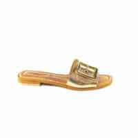 Ciabatta fascia bassa oro Rosi - immagine 4