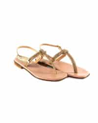 Sandalo infradito Rosa strass Positano