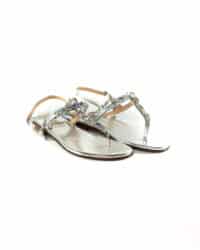 Sandalo infradito Argento Positano