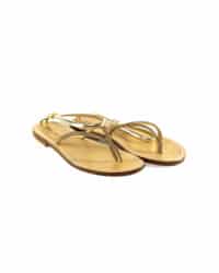 Sandalo infradito Oro  strass Positano