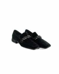 Mocassino velluto  Nero Jeannot